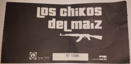 Entrada del concierto de los chikos del maiz